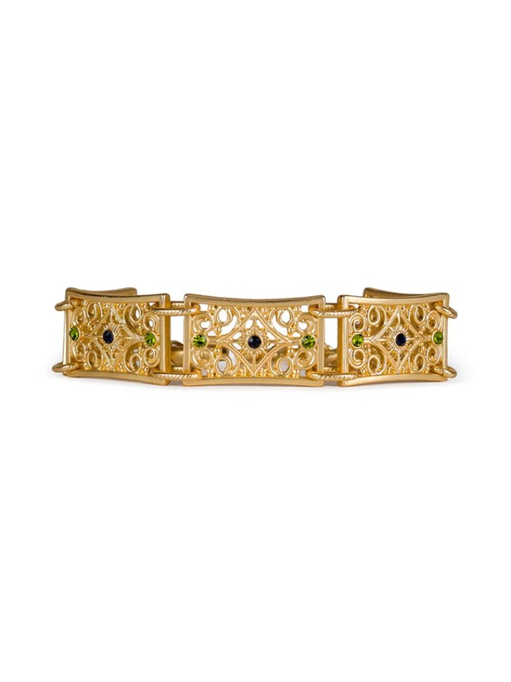 PATRICIA NASH Filigree Rectangle Link Bracelet Boho Filigree Bracelet NWT